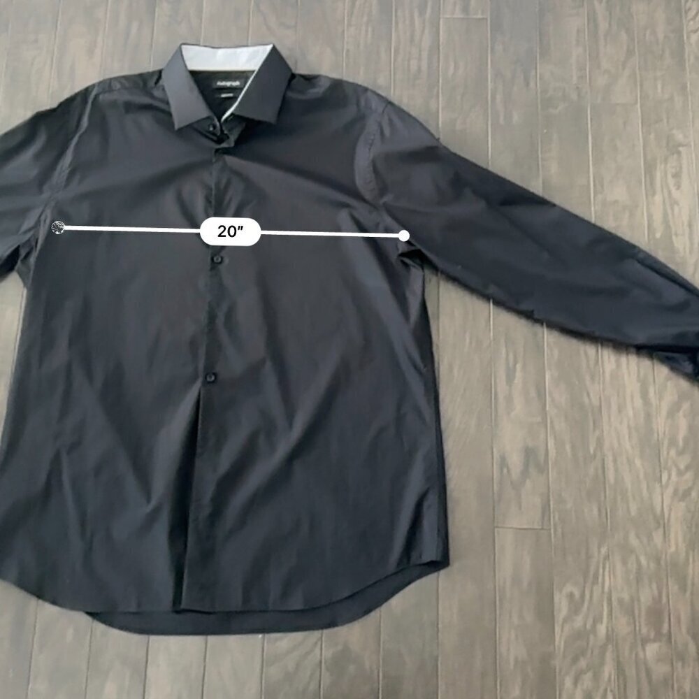 Black Marks & Spencer Autograph Tailored Fit Size 18 Dress Shirt x 2 - Picture 4 of 13